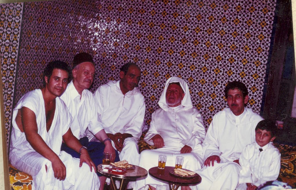 Prof. Sīdī Aḥmad ibn ʿAbdallāh SKIREDJ with al-Ḥājj ʿAbd al-Raḥmān SKIREDJ