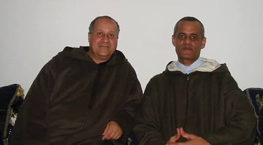 Prof. Sīdī Aḥmad ibn ʿAbdallāh SKIREDJ with Sīdī Muḥammad Errāḍī Guennūn