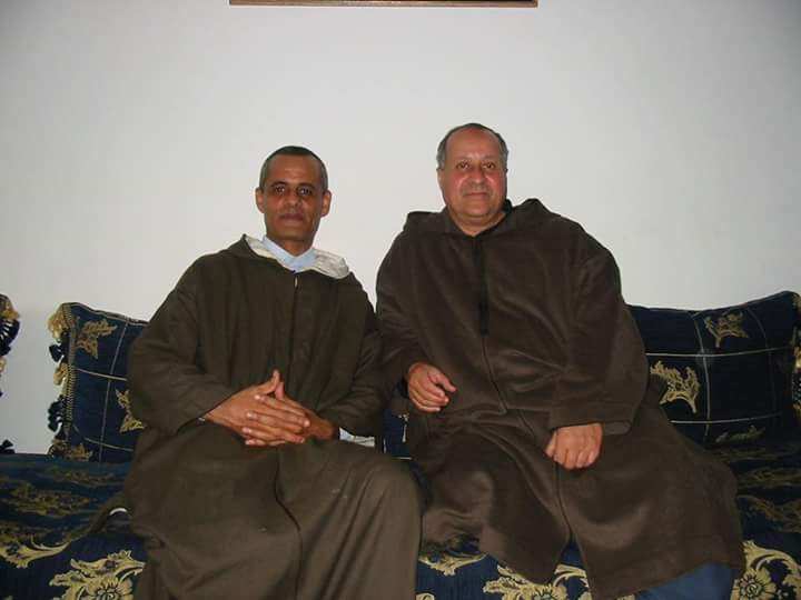 Sīdī Muḥammad Errāḍī Guennūn with Prof. Sīdī Aḥmad ibn ʿAbdallāh SKIREDJ