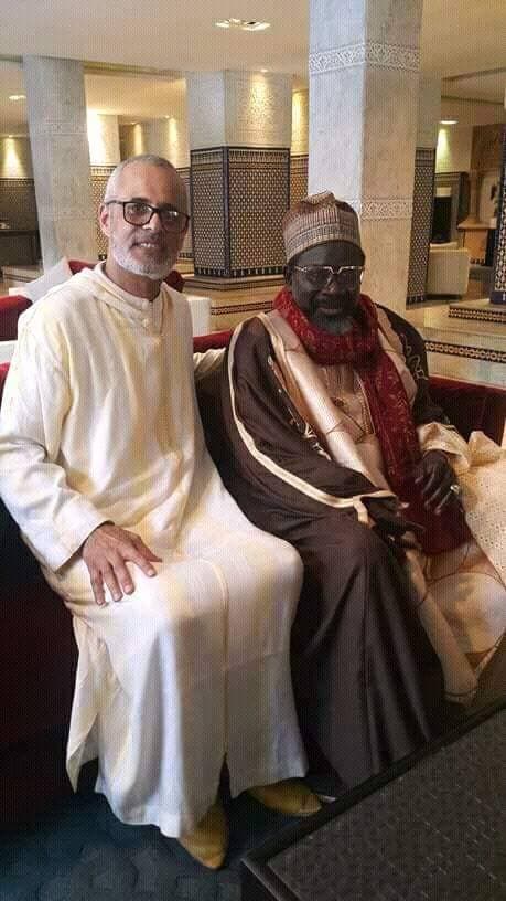 Sīdī Muḥammad Errāḍī Guennūn with Sīdī Tijānī Cissé